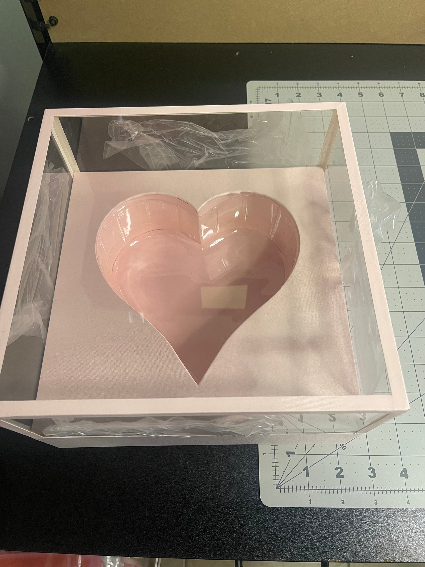 Acrylic Heart Medium lo