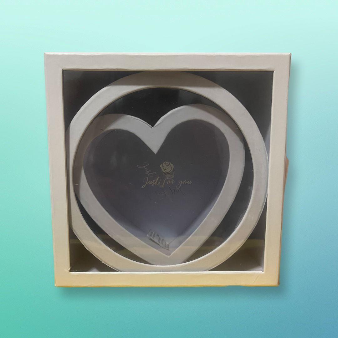 3PC  Set Flower Box Round, Heart and Square