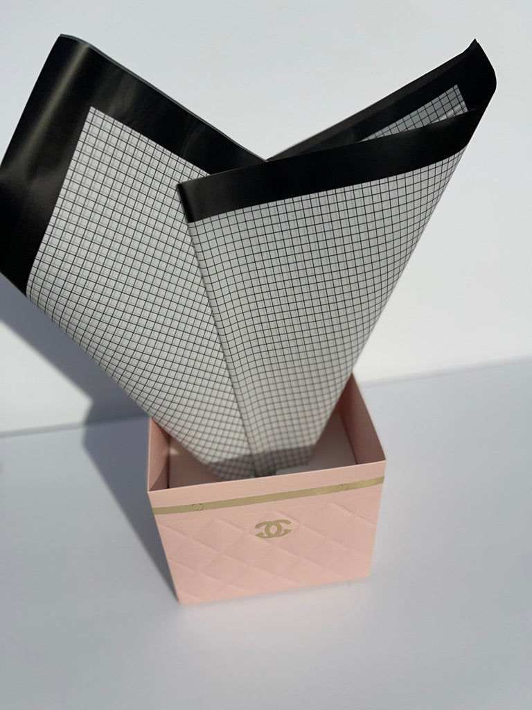 CHECKER FLORAL PAPER WATERPROOF