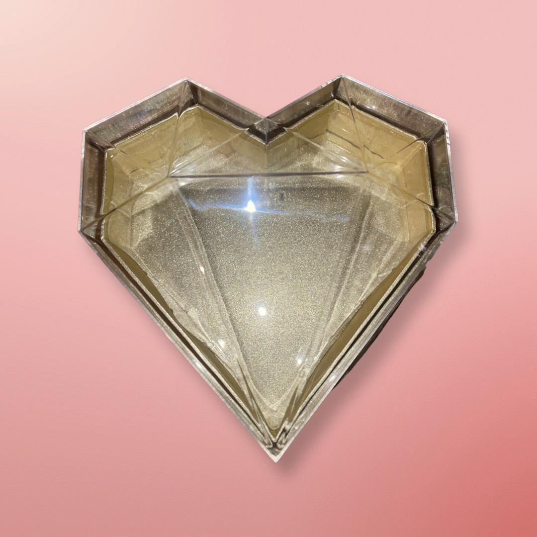 DIAMOND HEART GLOSSY BOX