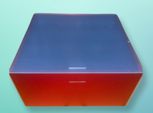 Square Acrylic Box with Bow