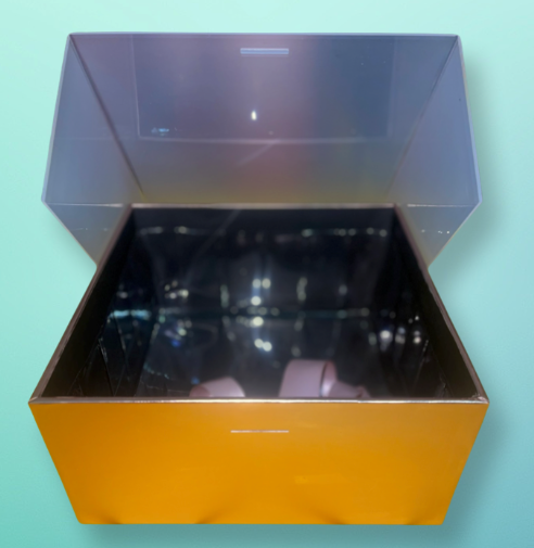 Square Acrylic Box with Bow