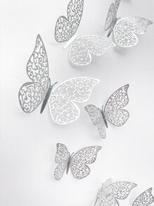 12 piece- 3D butterfly sticker